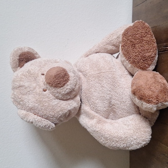 TY Pluffies Bear Lovey Plush Toy Stuffed Animal 2004 Tan Teddy Bear TyLux - Picture 2 of 9